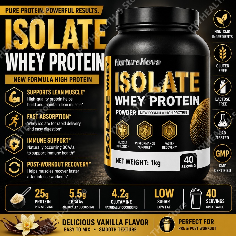 Nutrition Sports Fitness - Proteína de Suero Aislada en Polvo